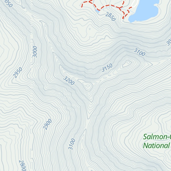 Map of Gilmore Peak
