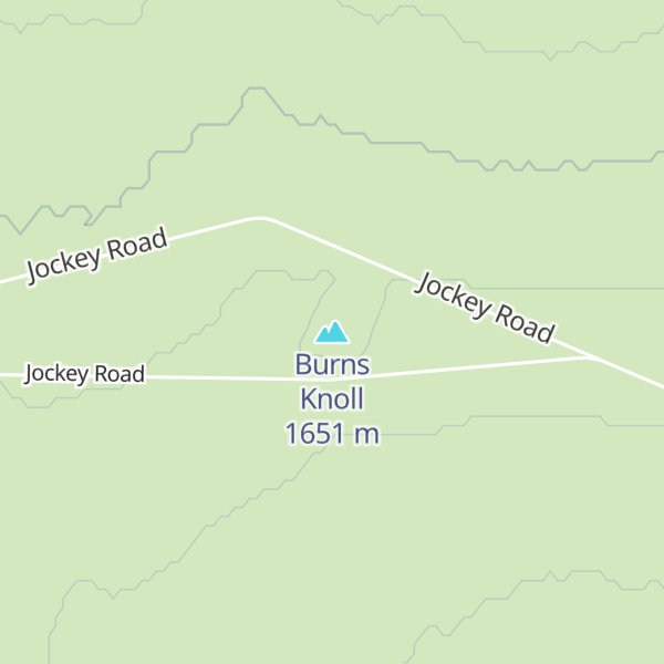 Map of Burns Knoll