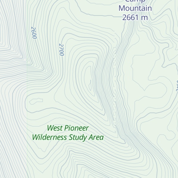Map of Deer Peak