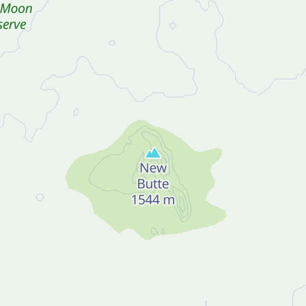 Map of New Butte