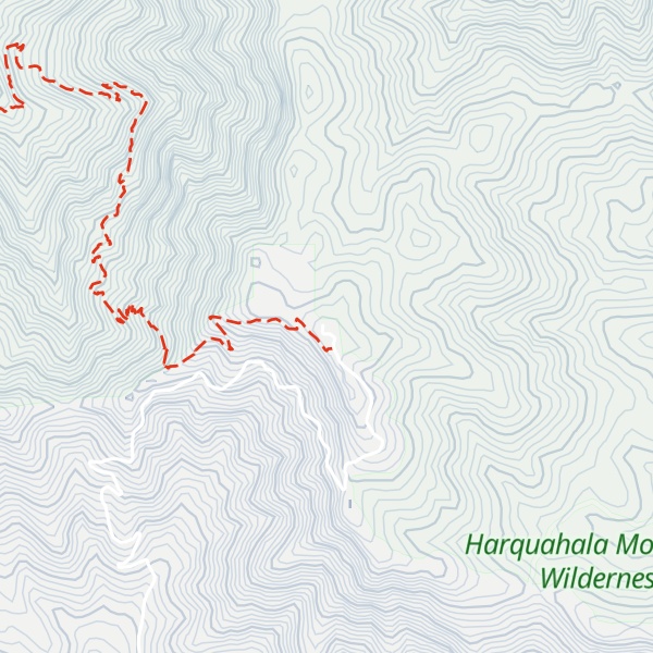 Map of Harquahala Mountain