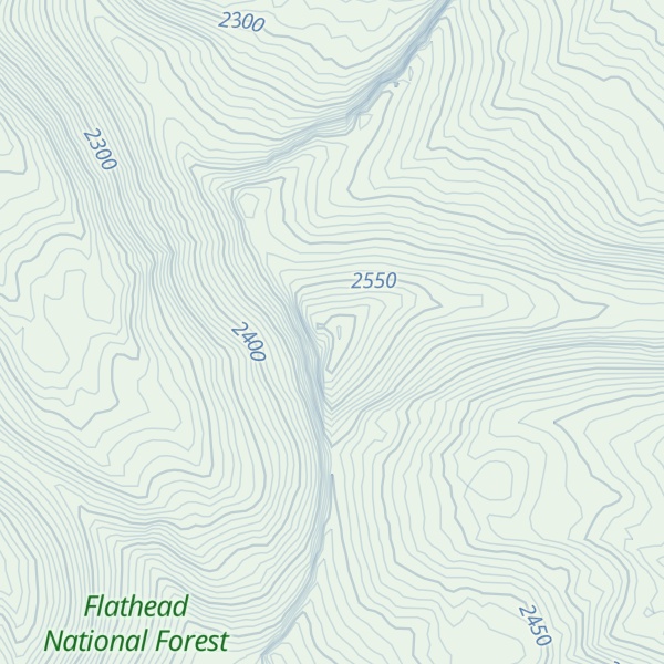 Map of Una Mountain