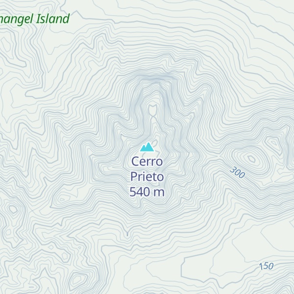 Map of Cerro Prieto