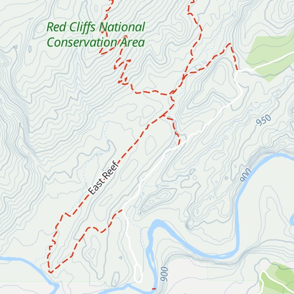 Map of East Reef