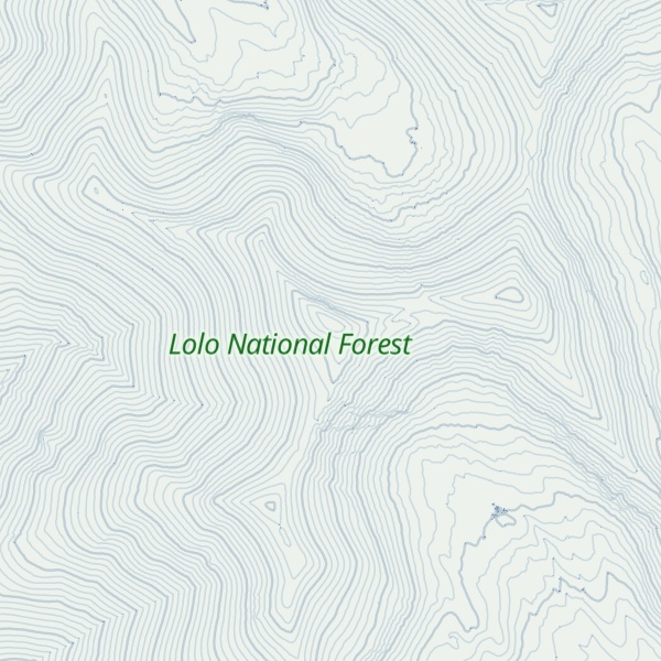 Map of Morrell Mountain