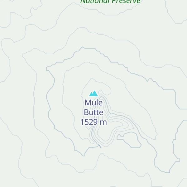 Map of Mule Butte