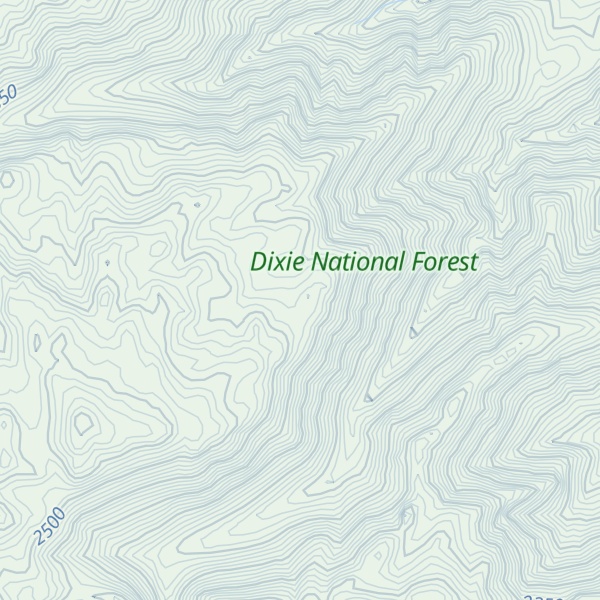 Map of Burnt Ridge