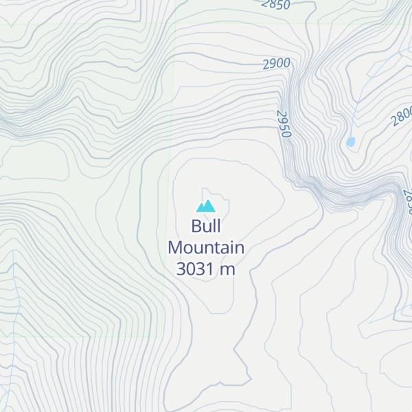 Map of Bull Mountain