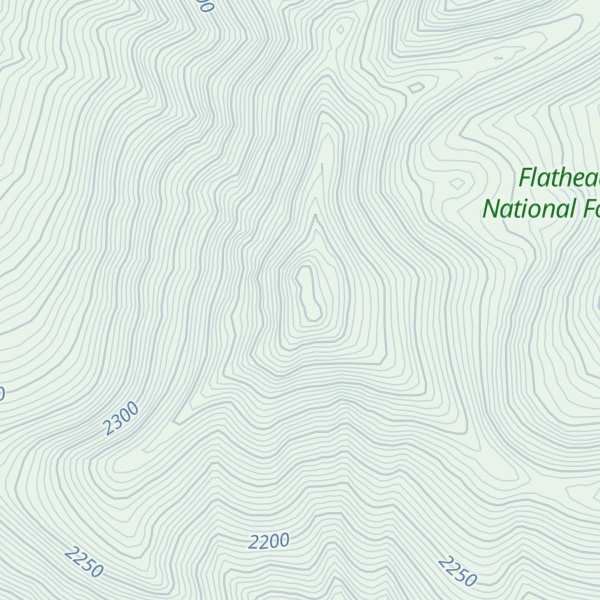Map of Cardinal Peak