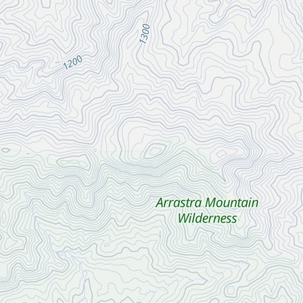 Map of Arrastra Mountain