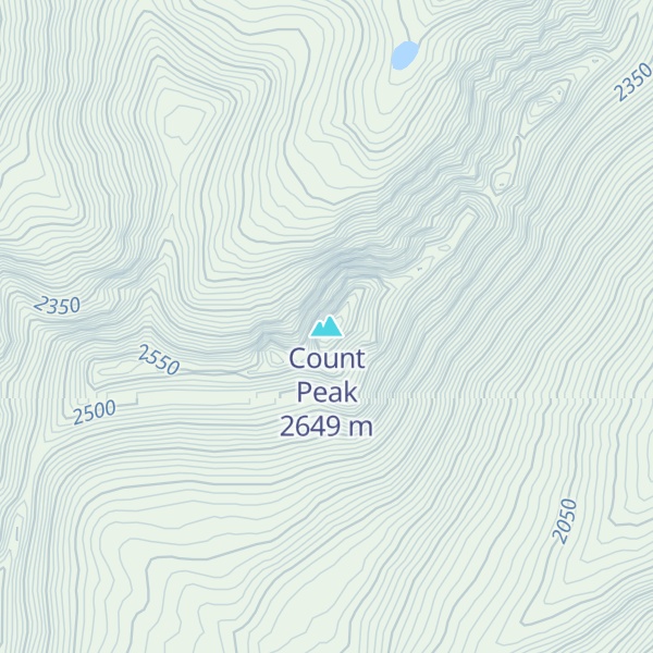 Map of Count Peak