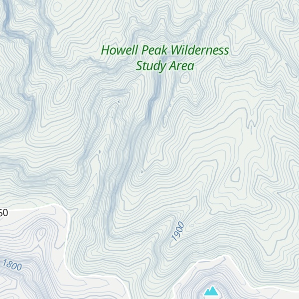 Map of Antelope Mountain