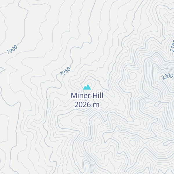 Map of Miner Hill