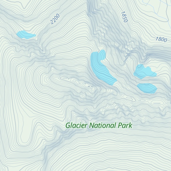 Map of Grizzly Mountain