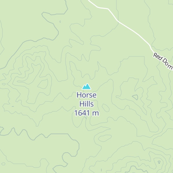 Map of Horse Hills