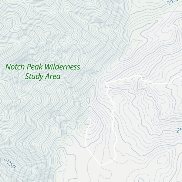 Map of Baldy