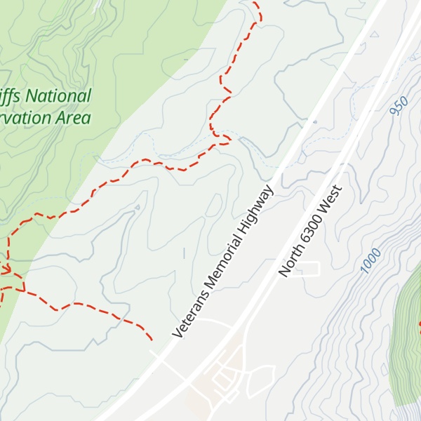 Map of Cottonwood Hill