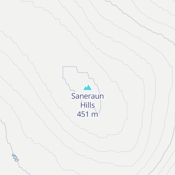 Map of Saneraun Hills