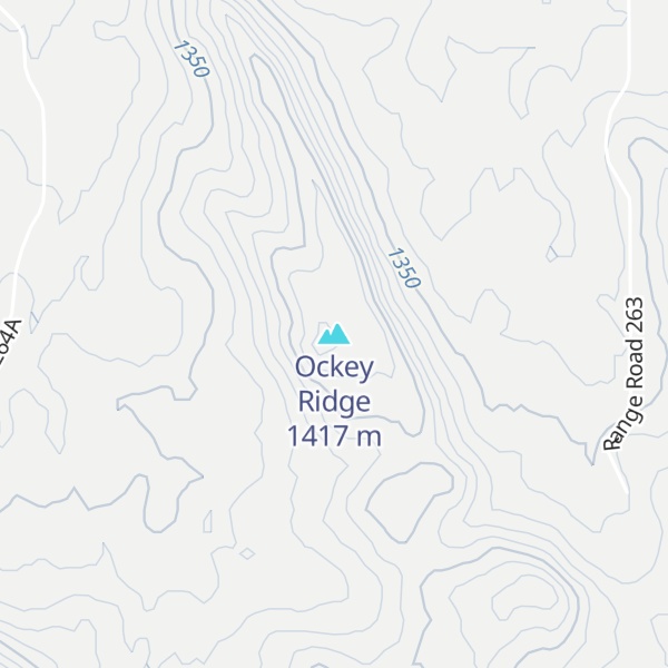 Map of Ockey Ridge