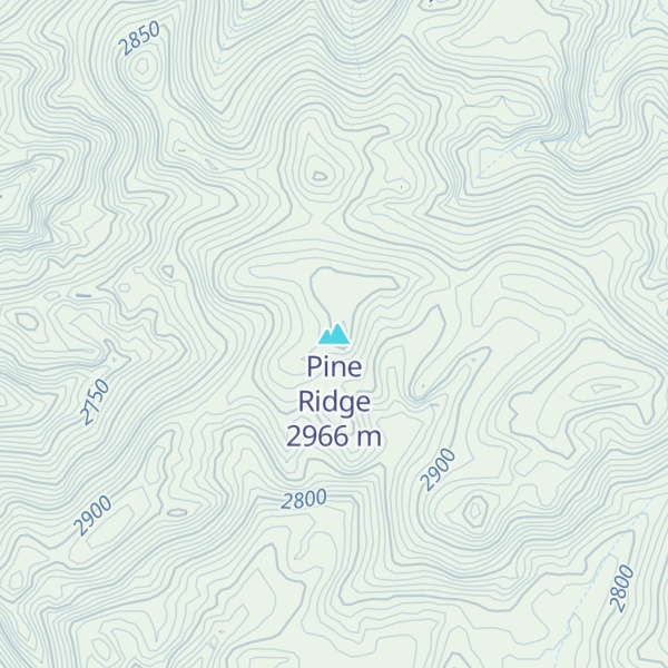 Map of Pine Ridge