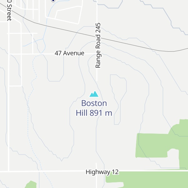 Map of Boston Hill