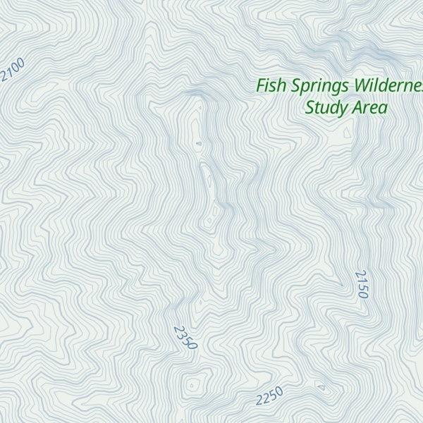 Map of George H. Hansen Peak