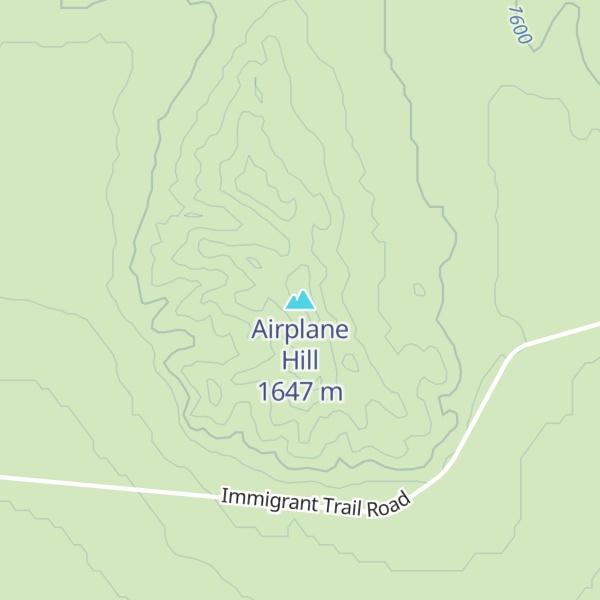 Map of Airplane Hill