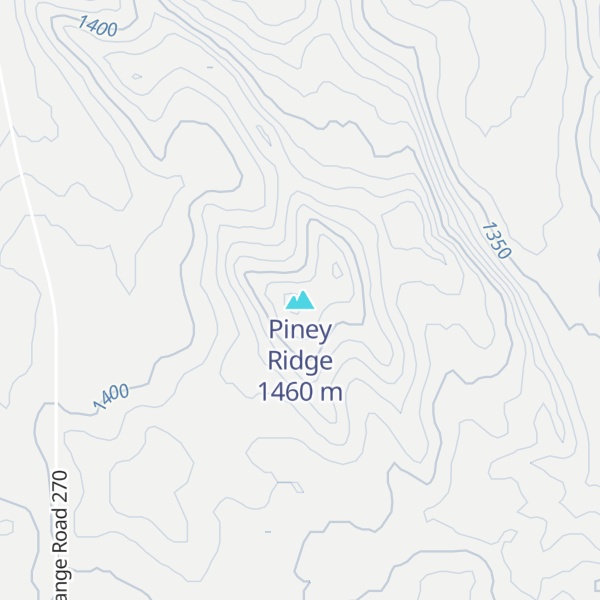 Map of Piney Ridge
