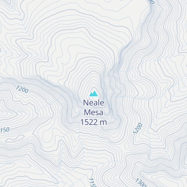 Map of Neale Mesa