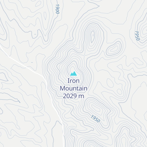Map of Iron Mountain