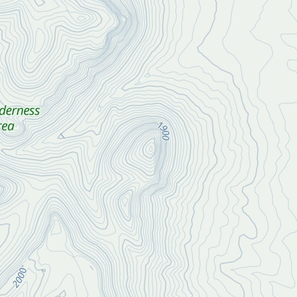 Map of Fossil Mountain