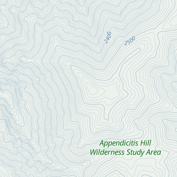 Map of Appendicitis Hill
