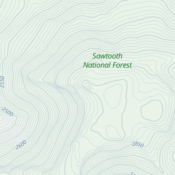 Map of George Peak