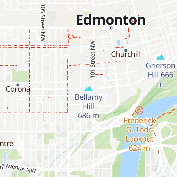 Map of Bellamy Hill