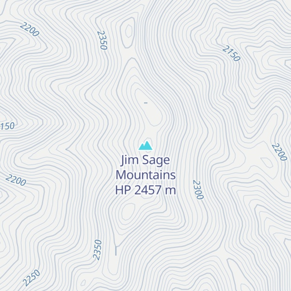 Map of Jim Sage Mountains HP