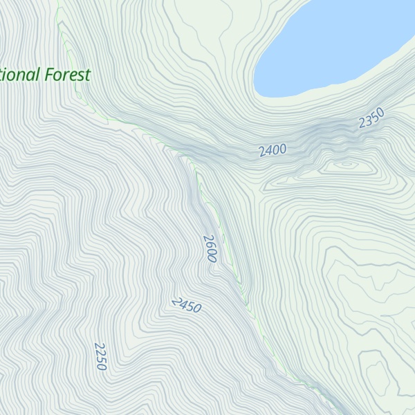 Map of Fisher Peak