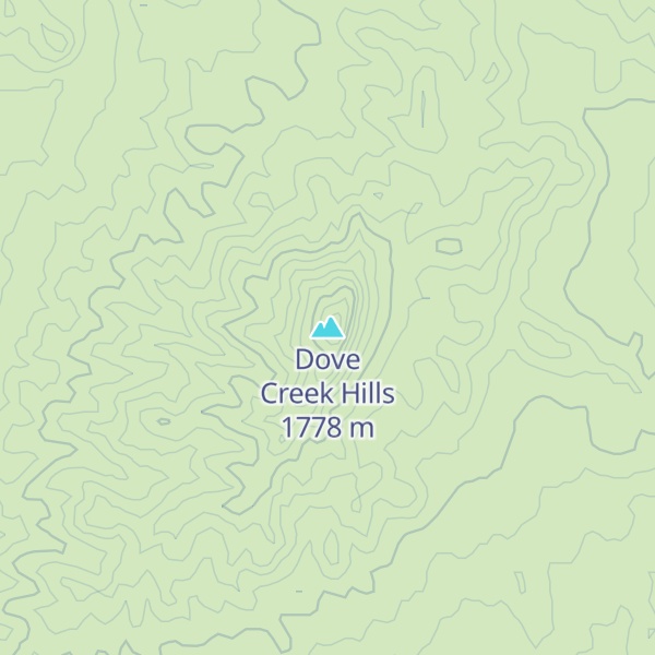 Map of Dove Creek Hills