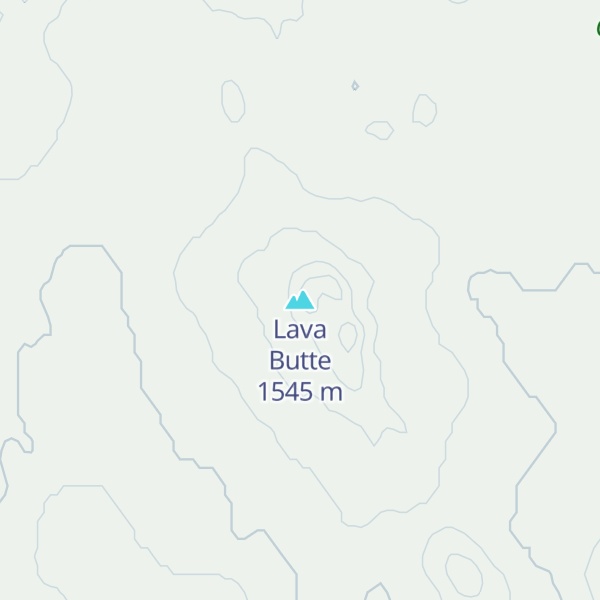 Map of Lava Butte