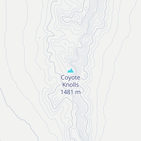 Map of Coyote Knolls