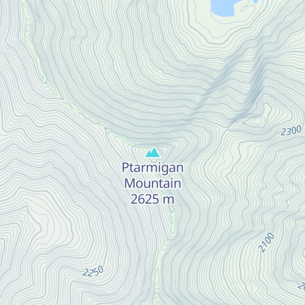 Map of Ptarmigan Mountain
