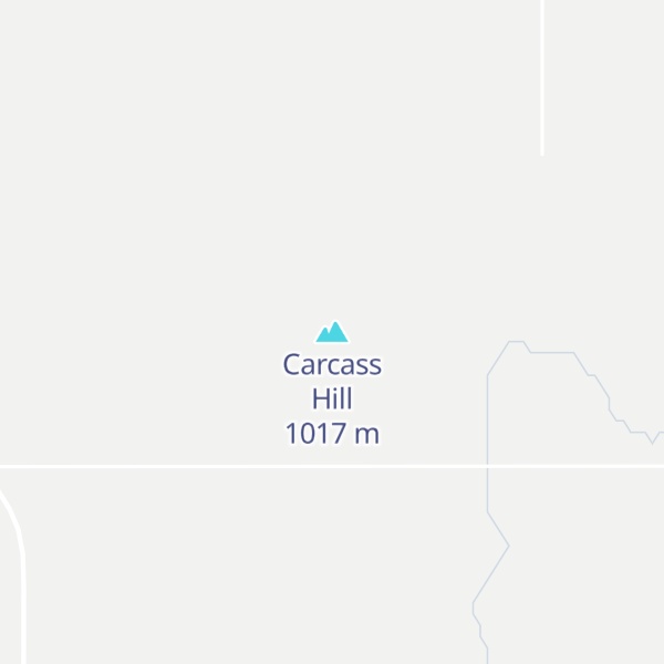 Map of Carcass Hill