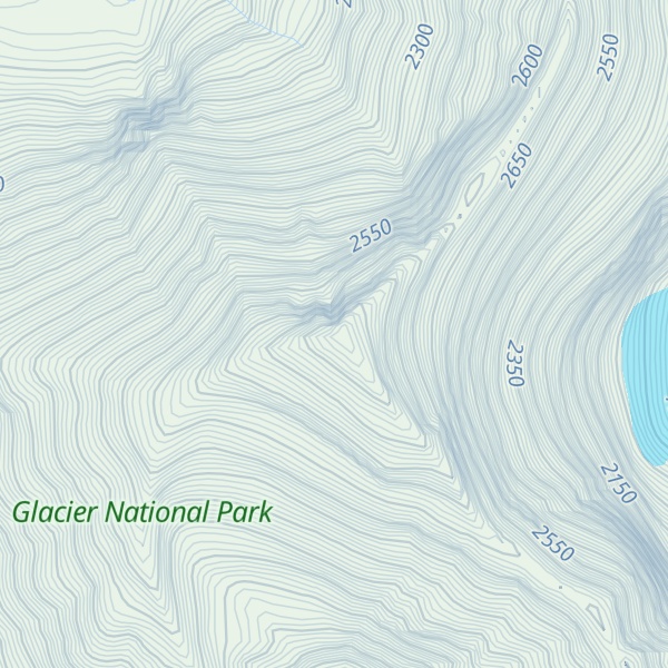 Map of Mount Phillips