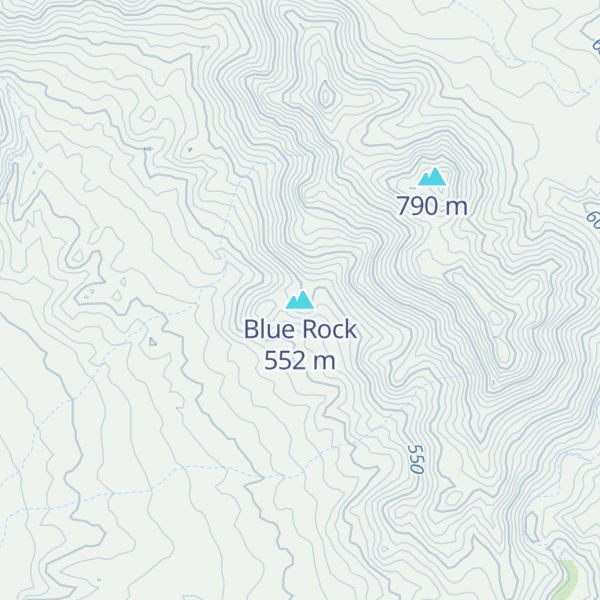 Map of Blue Rock