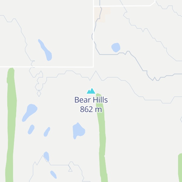 Map of Bear Hills