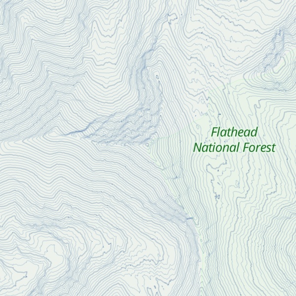 Map of Carmine Peak