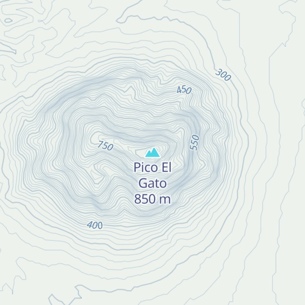 Map of Pico El Gato