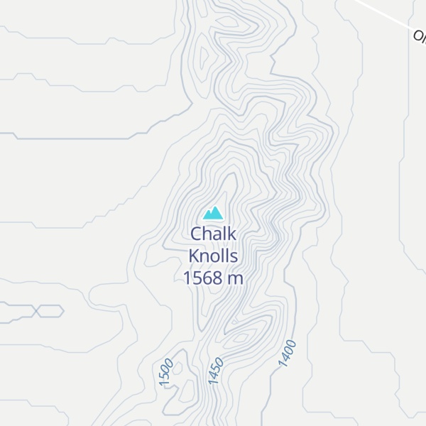 Map of Chalk Knolls