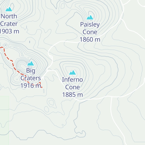 Map of Inferno Cone
