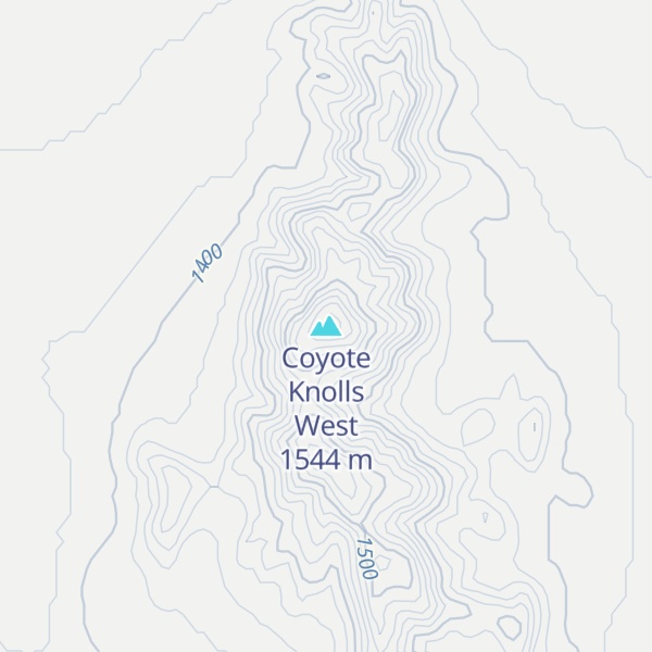 Map of Coyote Knolls West