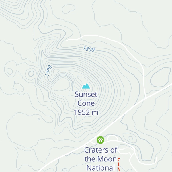 Map of Sunset Cone